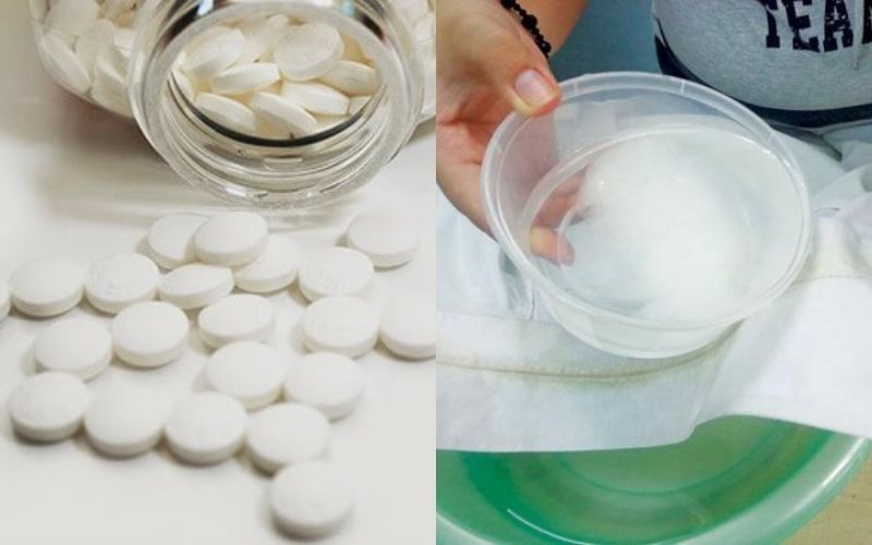 Tẩy trắng bằng thuốc aspirin