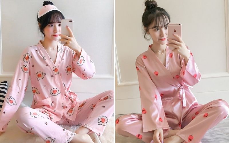 Xinh xắn với kimono dáng dài