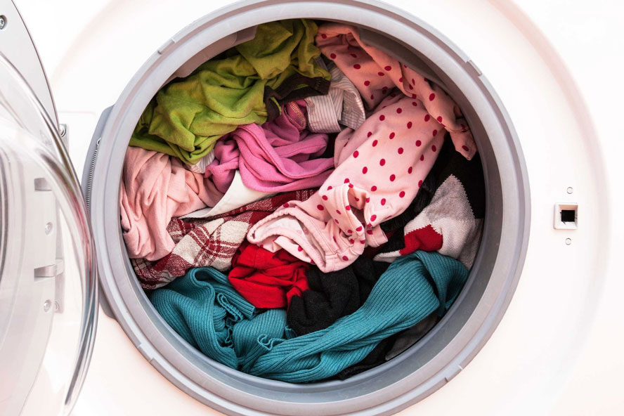 Giặt đồ ngủ bằng máy giặt