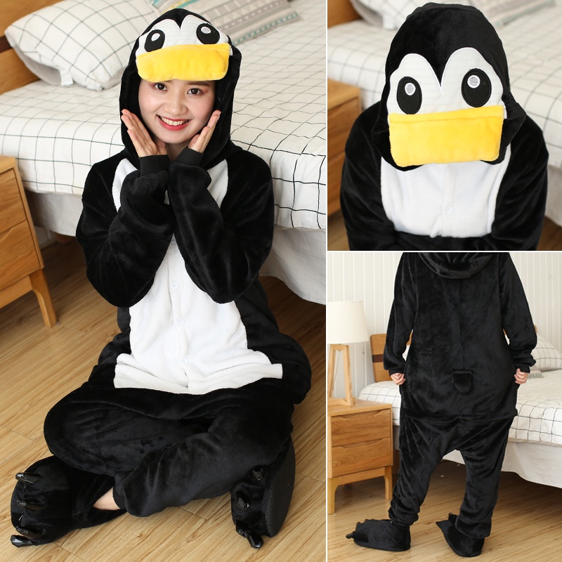 Pijama couple chim cánh cụt siêu đáng yêu